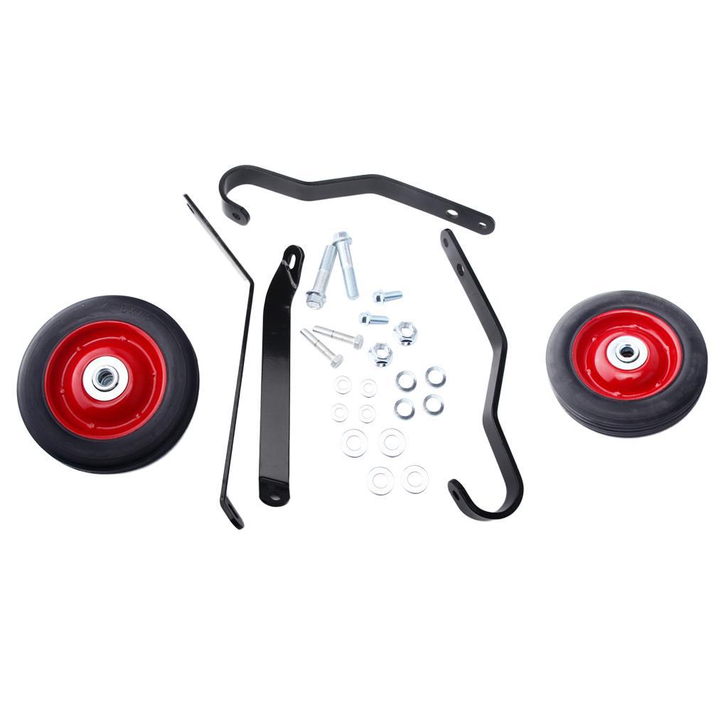Black/Red Training wheels for Yamaha Peewee 50 PEEWEE50 50CC PY50 PW50 50cc