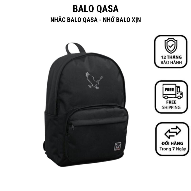 Balo thời trang classic WIND đi học đi làm, du lịch vải polyester chống nước có ngăn laptop phong cách ulzzang QASA