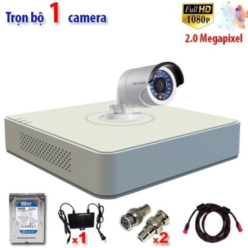 Trọn Bộ Camera Hikvision 2MP DS-2CE16B2-IRP HD 1080P -Hàng Chính Hãng