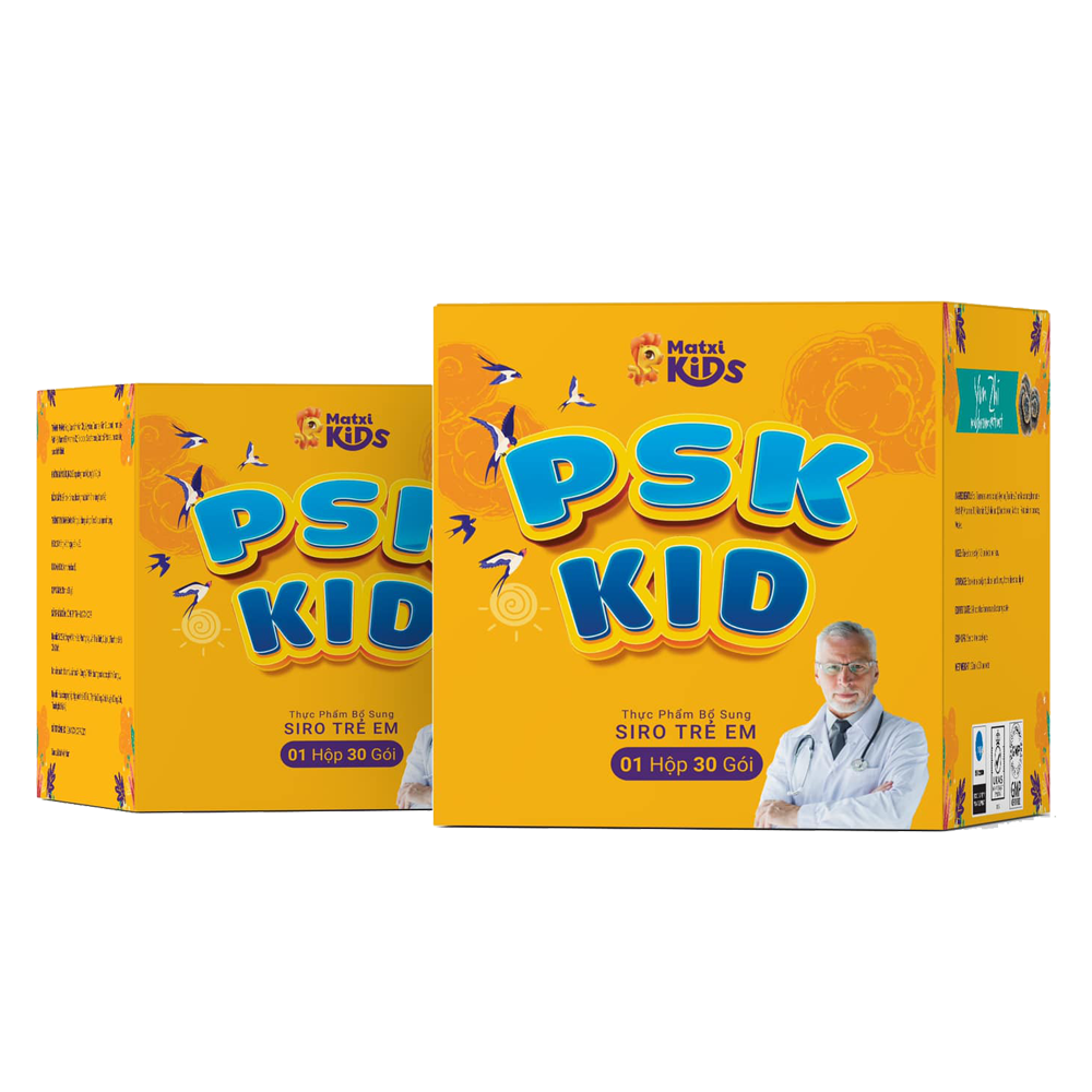 Siro Trẻ Em PSK KID - Giúp Bé Ăn Ngon Và Tăng Sức Đề Kháng - Chính Hãng Matxi Corp