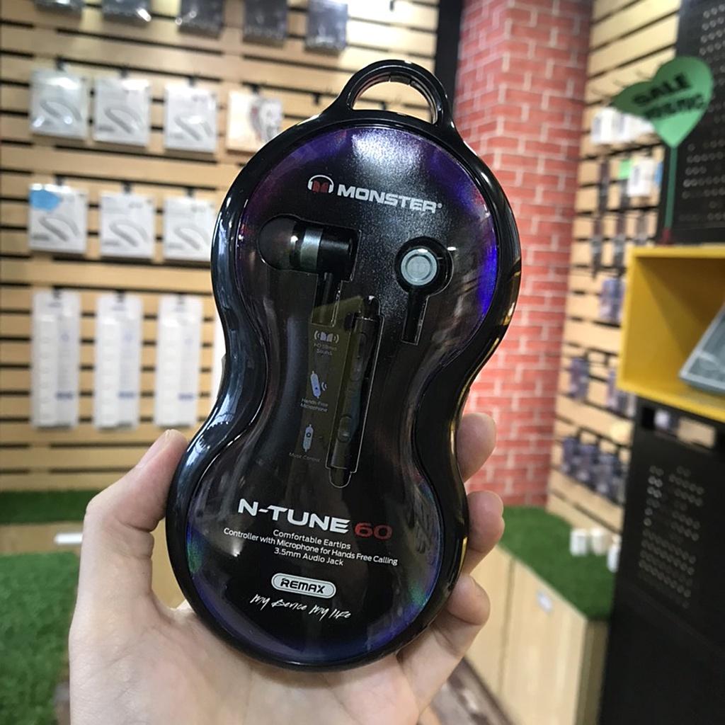 Tai nghe bass mạnh mẽ/Tai Nghe Gaming Remax RM-598 Có Dây Nhét Tai Chơi Game Chống Ồn Có Mic In Ear Cho Điện Thoại - Hàng Chính Hãng Remax