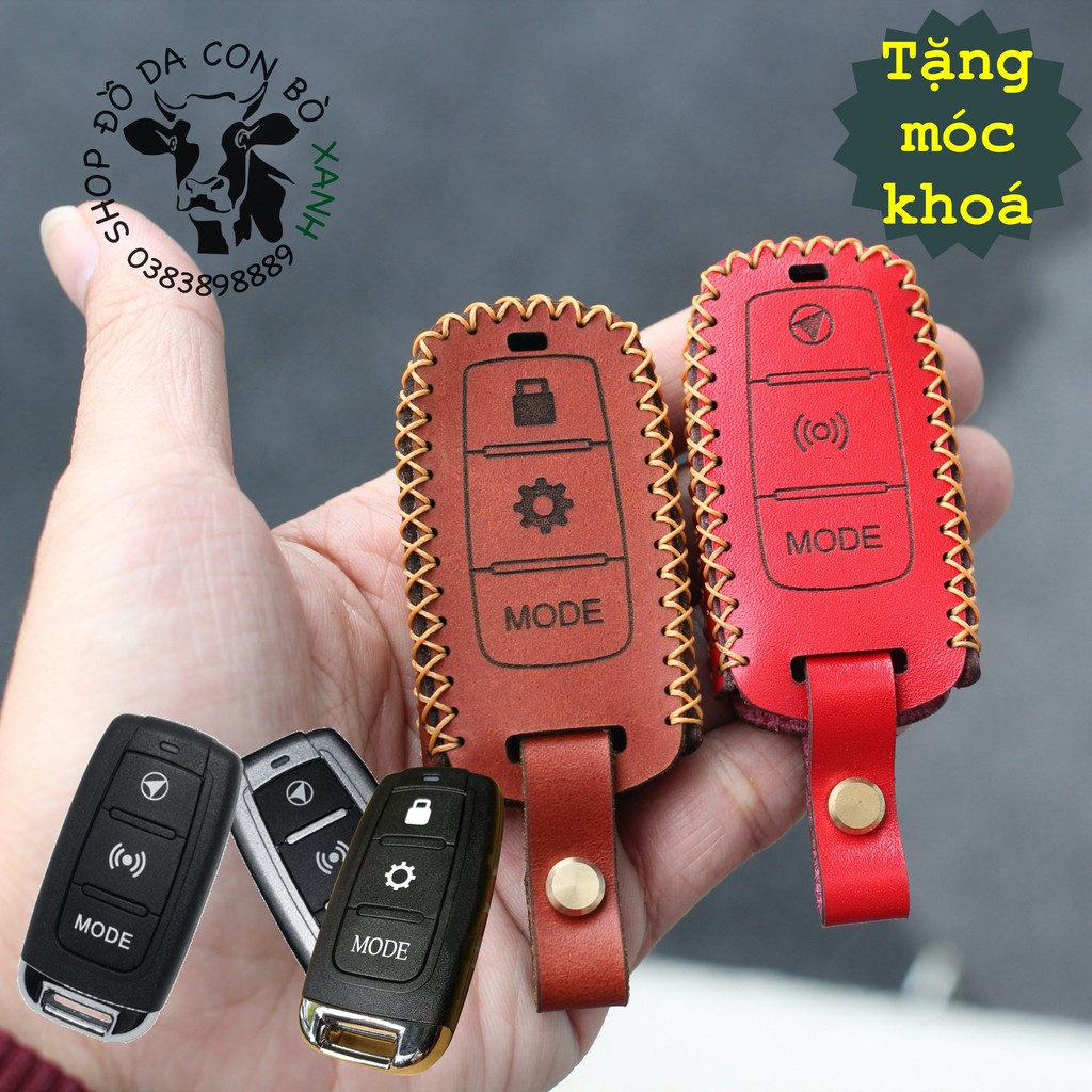 Bao Da Chìa Khóa Hyperion Smartkey chống trộm, tìm xe handmade da thật