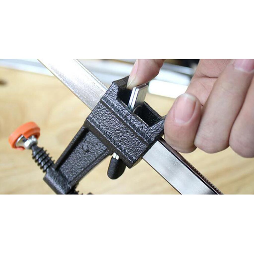 Wood Working Bar F Clamp Grip Ratchet Release Squeeze DIY Hand Gadget 6"