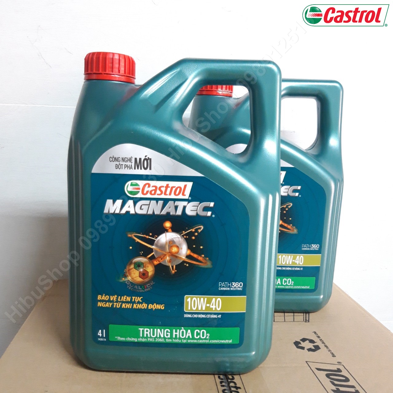 Dầu Tổng Hợp Bán Phần CASTROL MAGNATEC 10W40 API SN 4 LÍT