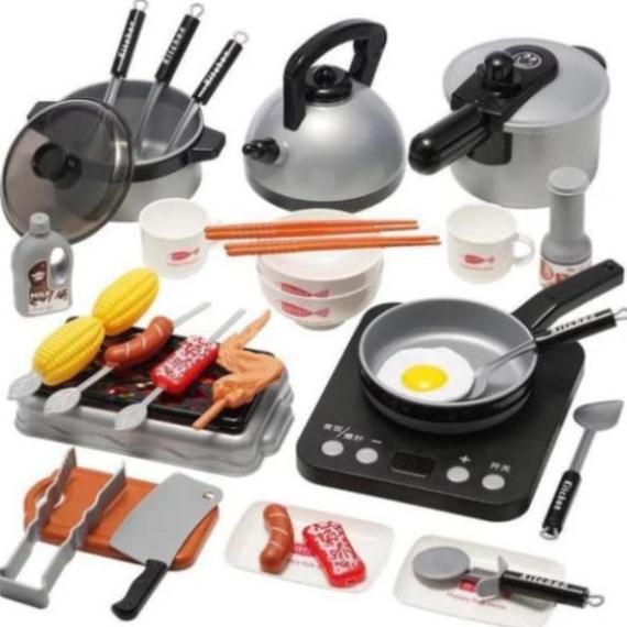 BỘ NẤU ĂN KITCHEN 36 món với các chi tiết Sz to cho bé thỏa sức vui chơi