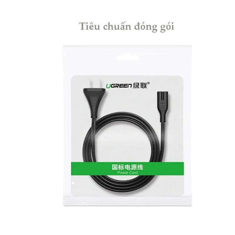 Ugreen UG40312CD159TK 1m dây nguồn số 8 dùng cho adapter sạc laptop - HÀNG CHÍNH HÃNG