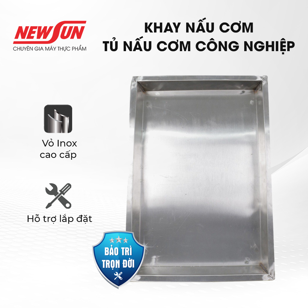 Khay Tủ Nấu Hấp Công Nghiệp NEWSUN - Hàng Chính Hãng