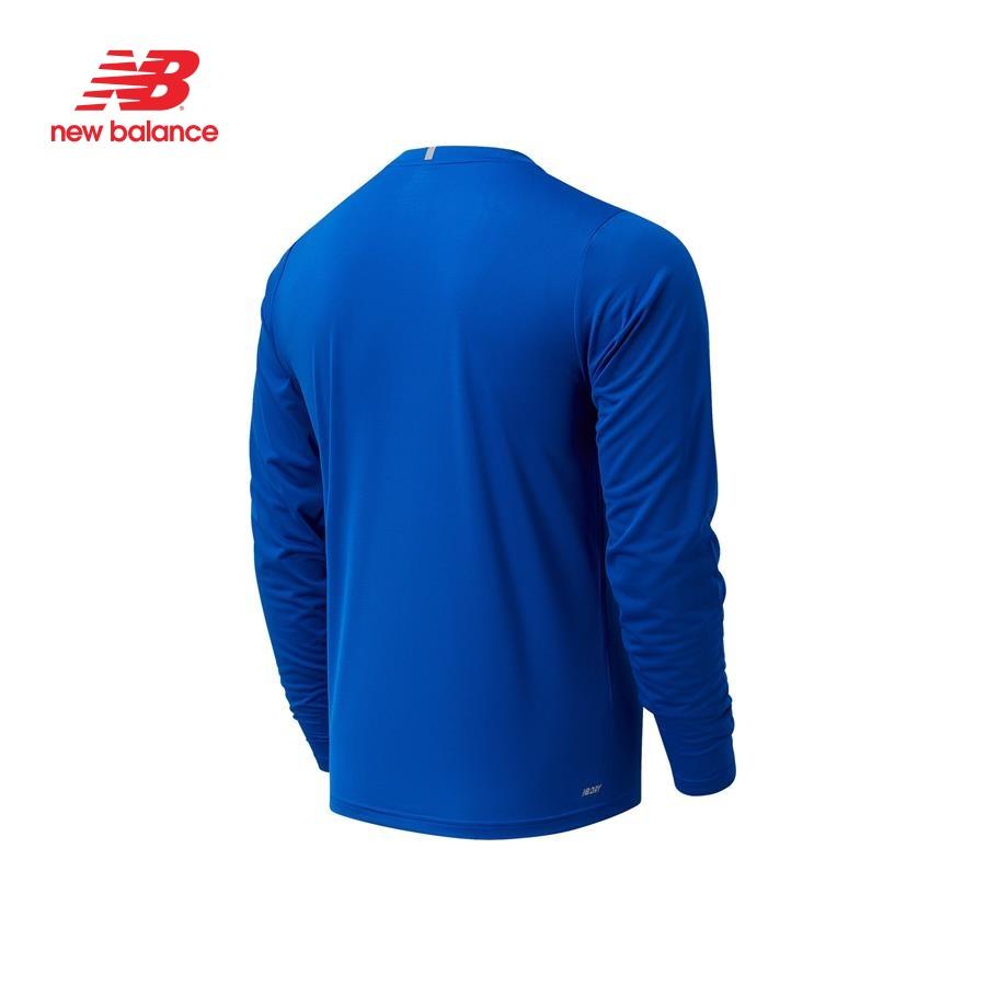 Áo thun tay dài thể thao nam New Balance APP RUNNING LONG SLEEVES T-SHIRT M TEAM ROYAL - MT11206TRY (form quốc tế)