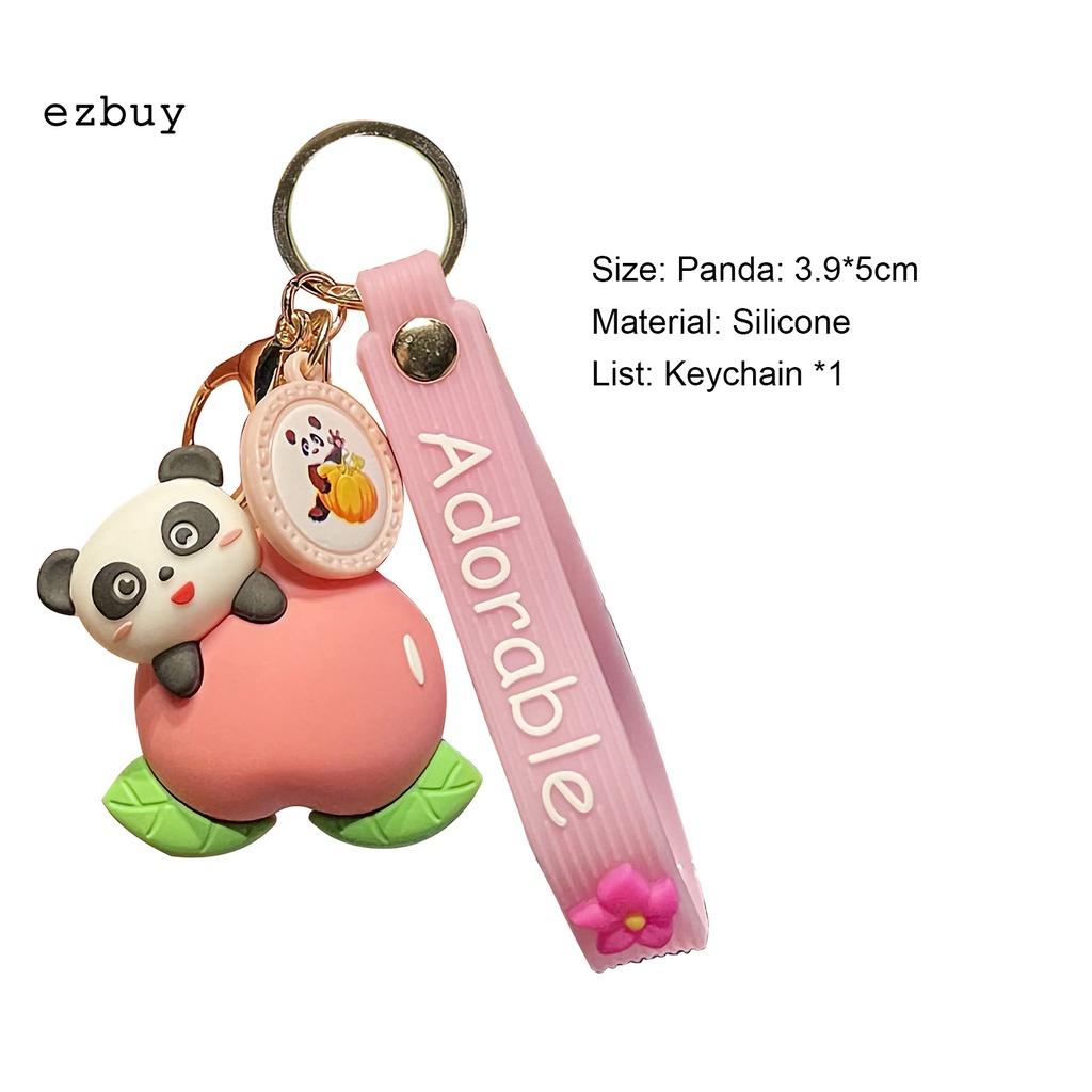 Móc khóa mini hình động vật dễ thương dùng trang trí xe hơi