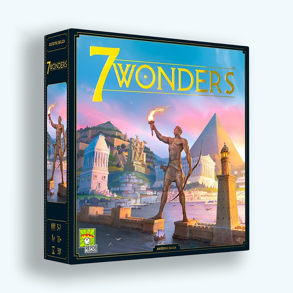 7 Wonders Board Game Bộ đồ chơi 7 Kỳ quan phiên bản mới vui nhộn dành cho gia đình