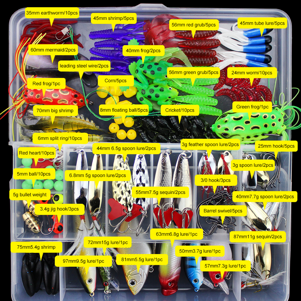 141 cái Bộ phụ kiện câu cá