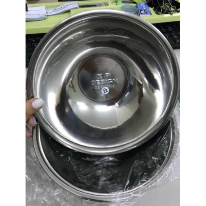 Bát inox 22cm dùng trong spa...