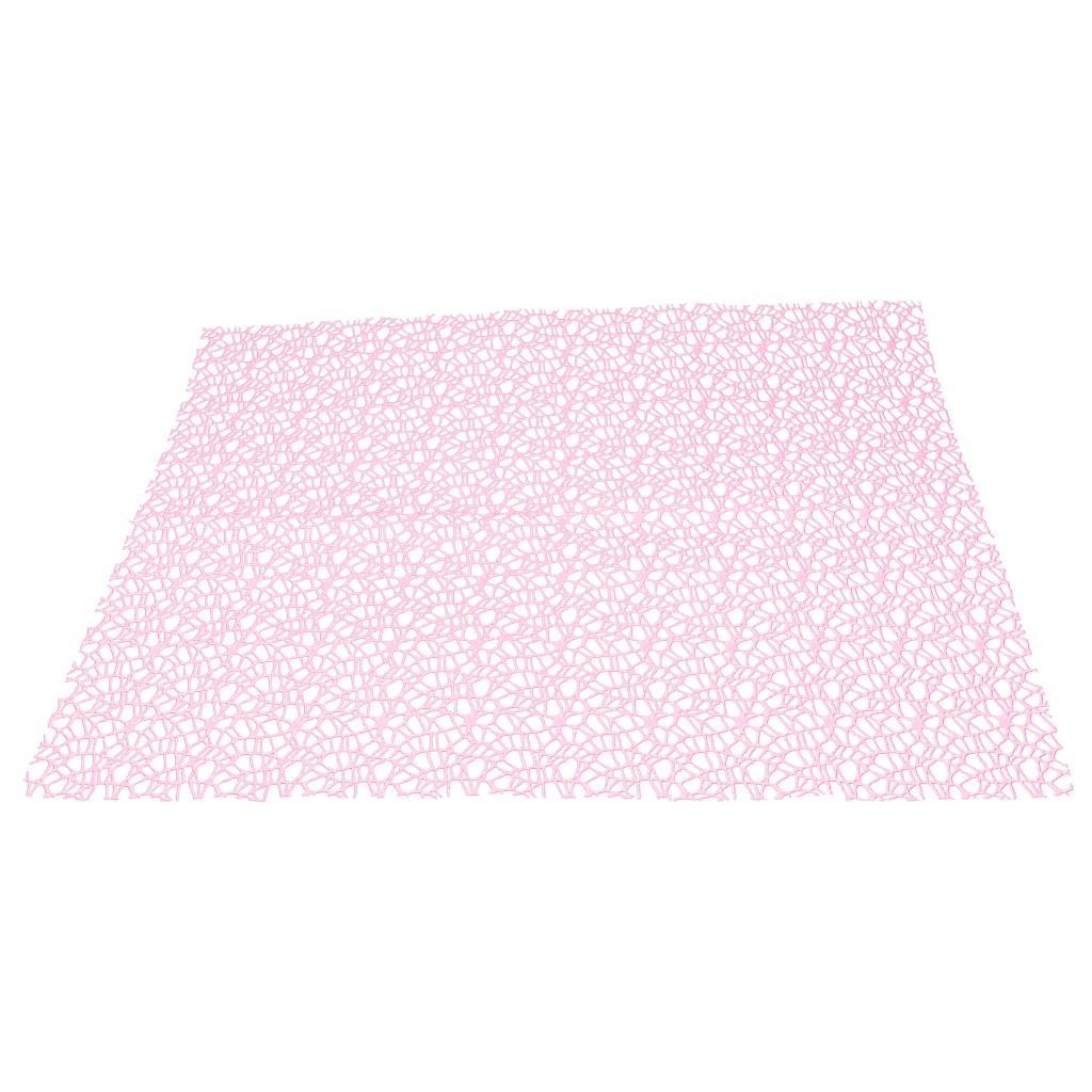 Decorative Display Mat for Optical Retail Shop, Soft Rubber, 28x20" Rose Red