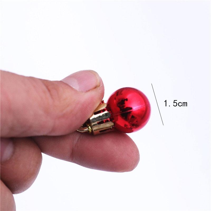 40 Trái Châu 1.5cm Trang Trí Cây Thông Giáng Sinh Năm Mới