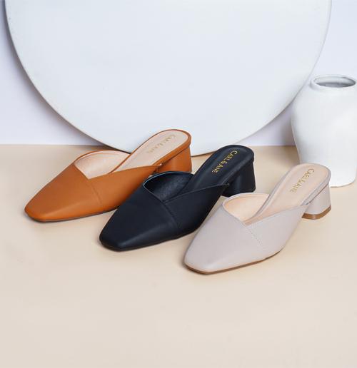 Erosska - Giày cao gót thời trang Erosska bít mũi gót vuông kiểu dáng đơn giản cao 4cm CL008