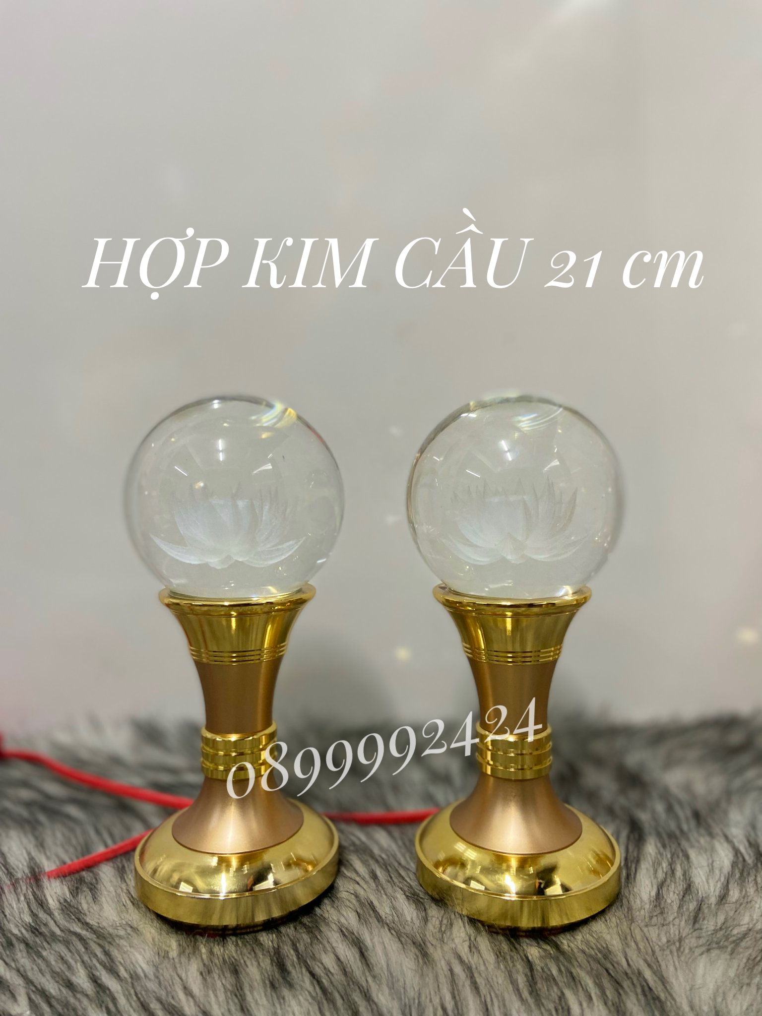 ĐÈN THỜ PHA LÊ CAO CẤP CẦU 21 cm (1 CẶP )