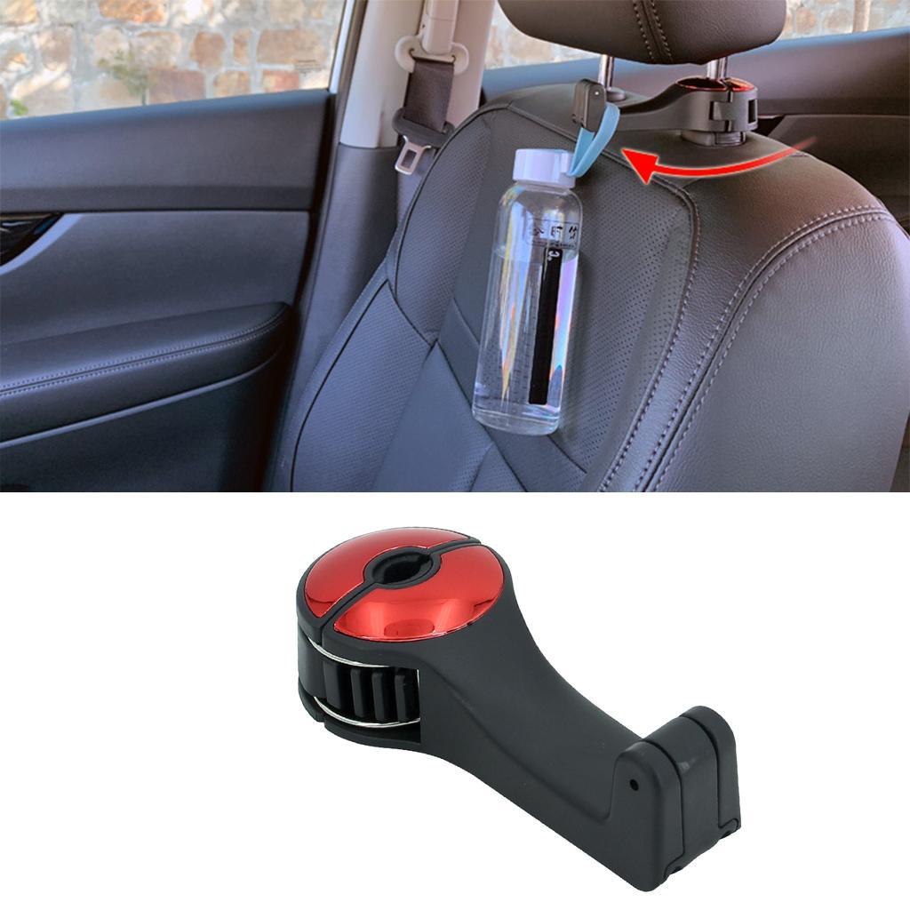 Car Seat Back Hook with Phone Holder mount and storage Purse