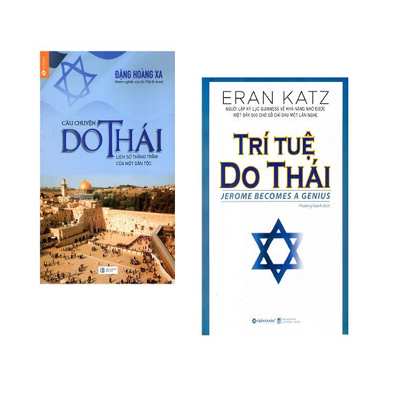 Bộ 2 cuốn sách nên có về dân tộc Do Thái: Câu Chuyện Do Thái Lịch Sử Thăng Trầm Của Một Dân Tộc - Trí Tuệ Do Thái