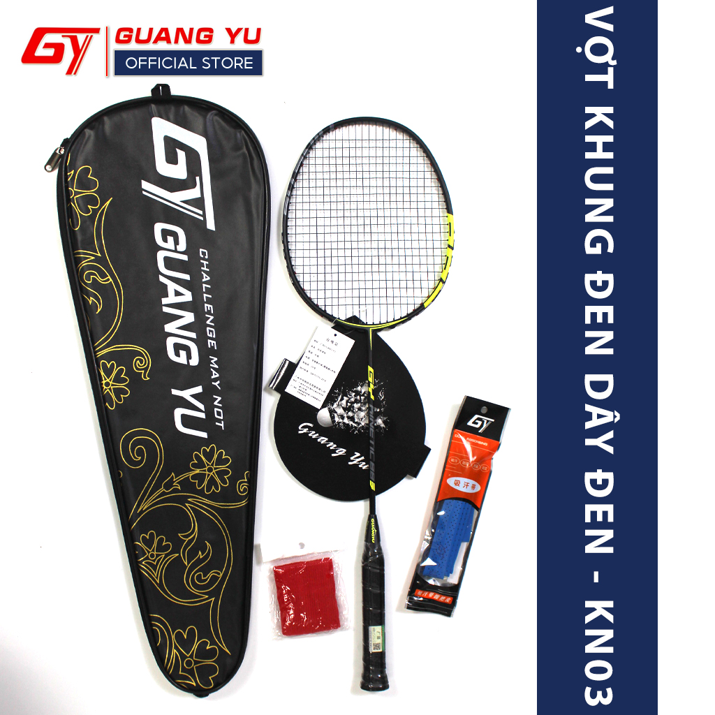 Vợt Cầu Lông Chính Hãng GUANGYU 4U Công Nghệ KINETIC 995 Full Carbon Siêu Nhẹ 84G, Công Thủ Toàn Diện Lưới Căng Sẵn 10KG - KN03