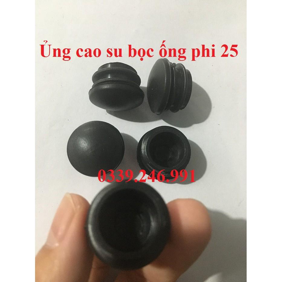 5 chiếc phi 25_bịt trong, chân đế, chụp cao su, nhựa có ren bọc chân bàn ghế ( hàng xuất khẩu)