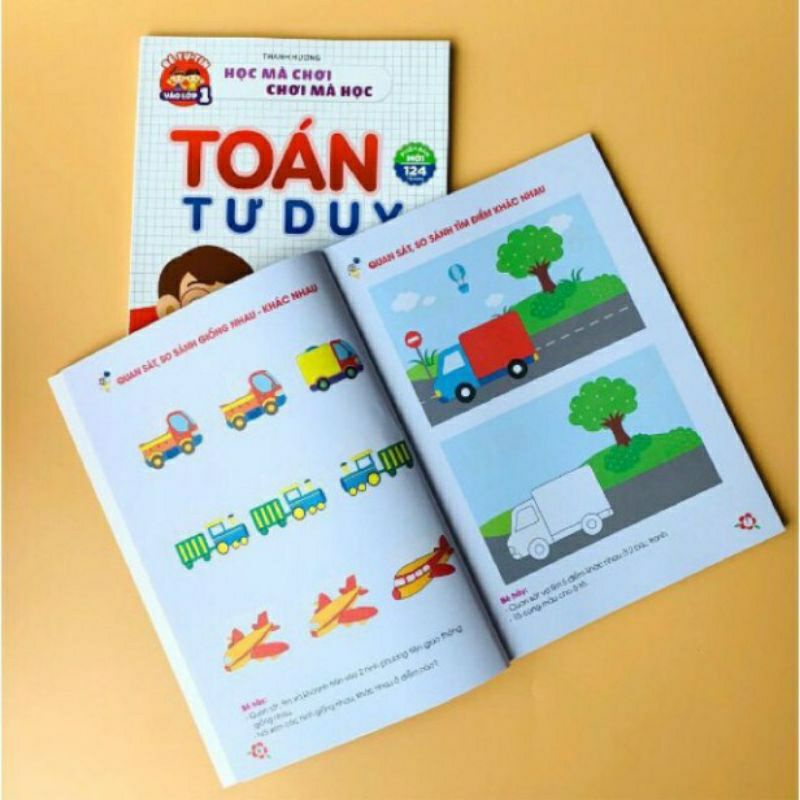 Sách - Toán Tư Duy - Dành cho trẻ em 4 - 6 tuổi (bé tự tin vào lớp 1)