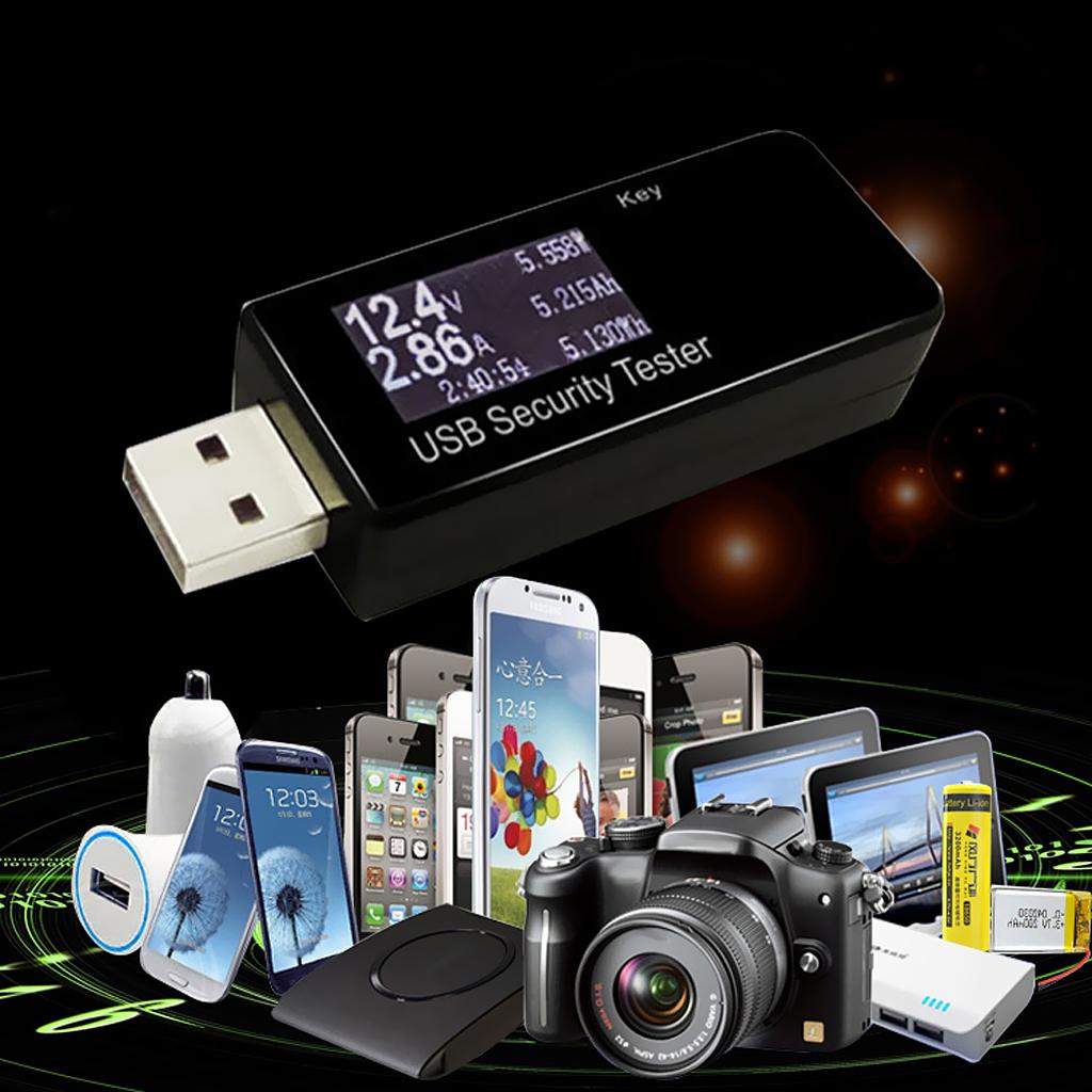 USB Digital LCD Power Meter Safety Tester Multimeter Current Voltage Monitor