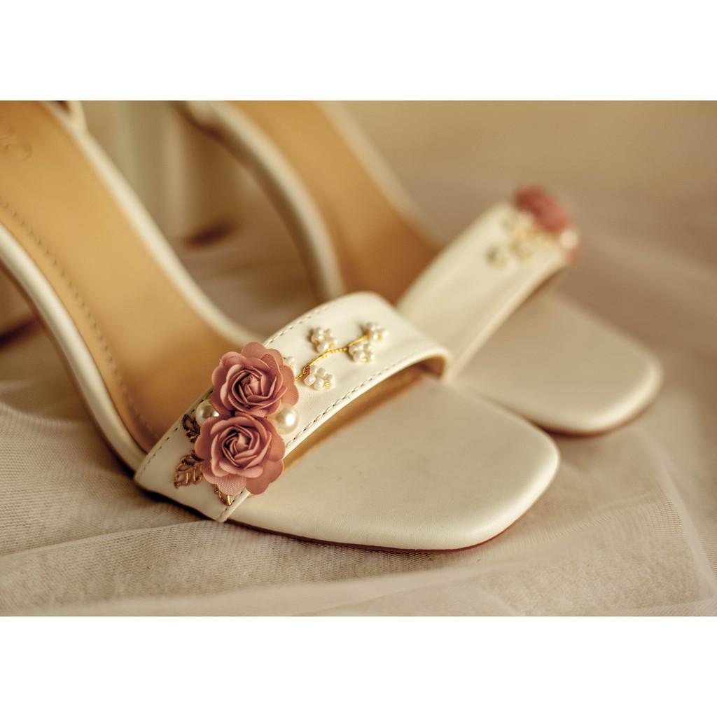 GIÀY CƯỚI - GIÀY CÔ DÂU BEJO S46 THUYỀN HOA HỒNG - WEDDING SHOES