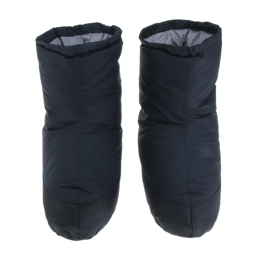 Outdoor Thermal Snow Gaiters Feet Shoes Cover Duck Down Slippers Boots
