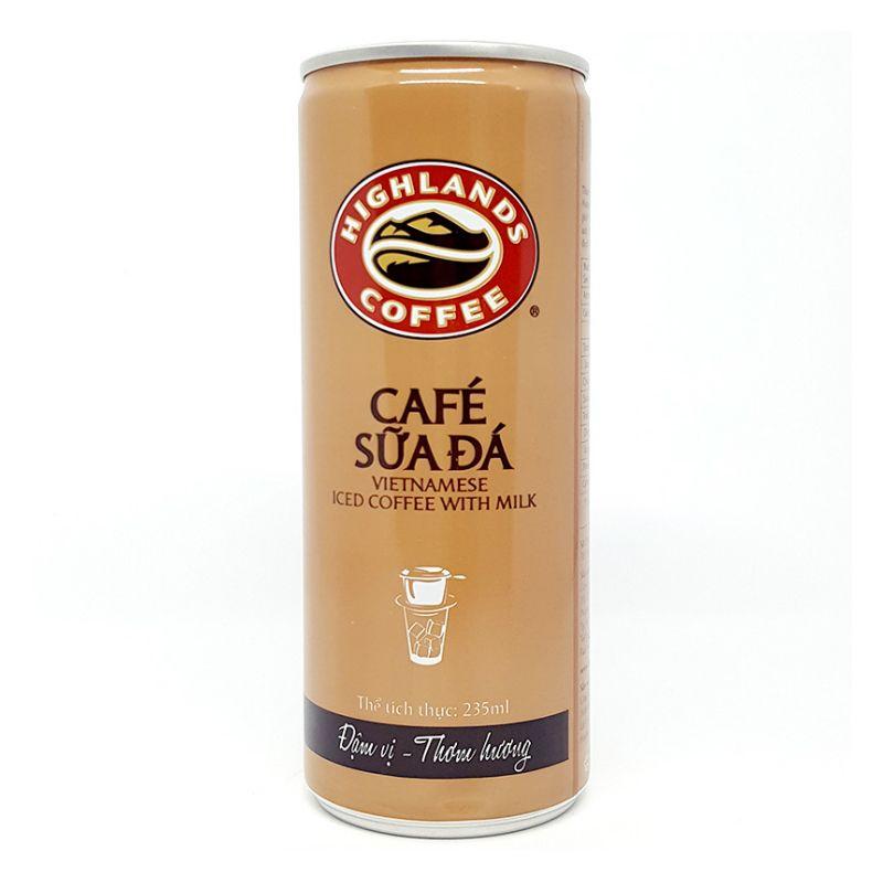 Cà Phê Sữa Đá Highlands Coffee Lon 235ML – 8936079140014