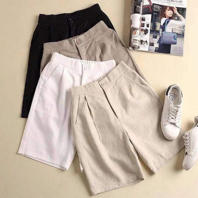 Quần Short đũi thô xước