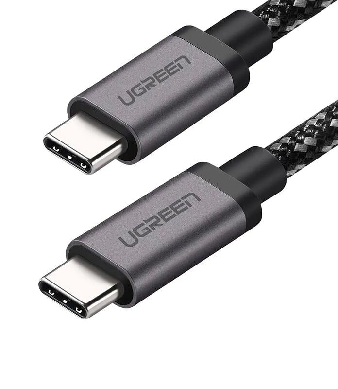 Ugreen UG50477US161TK 1M 5Gbps cáp USB type C ra USB-C v3.1 Gen1 sạc nhanh chuẩn PD 3A màu đen - HÀNG CHÍNH HÃNG