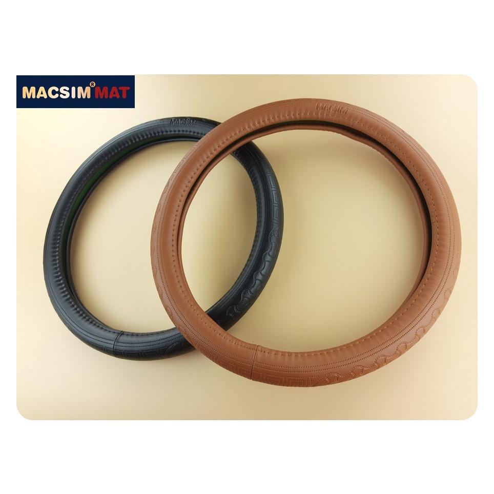 Bọc vô lăng cao cấp Macsim mã L620 mới chất liệu da thật - Khâu tay 100% size M phù hợp các loại xe
