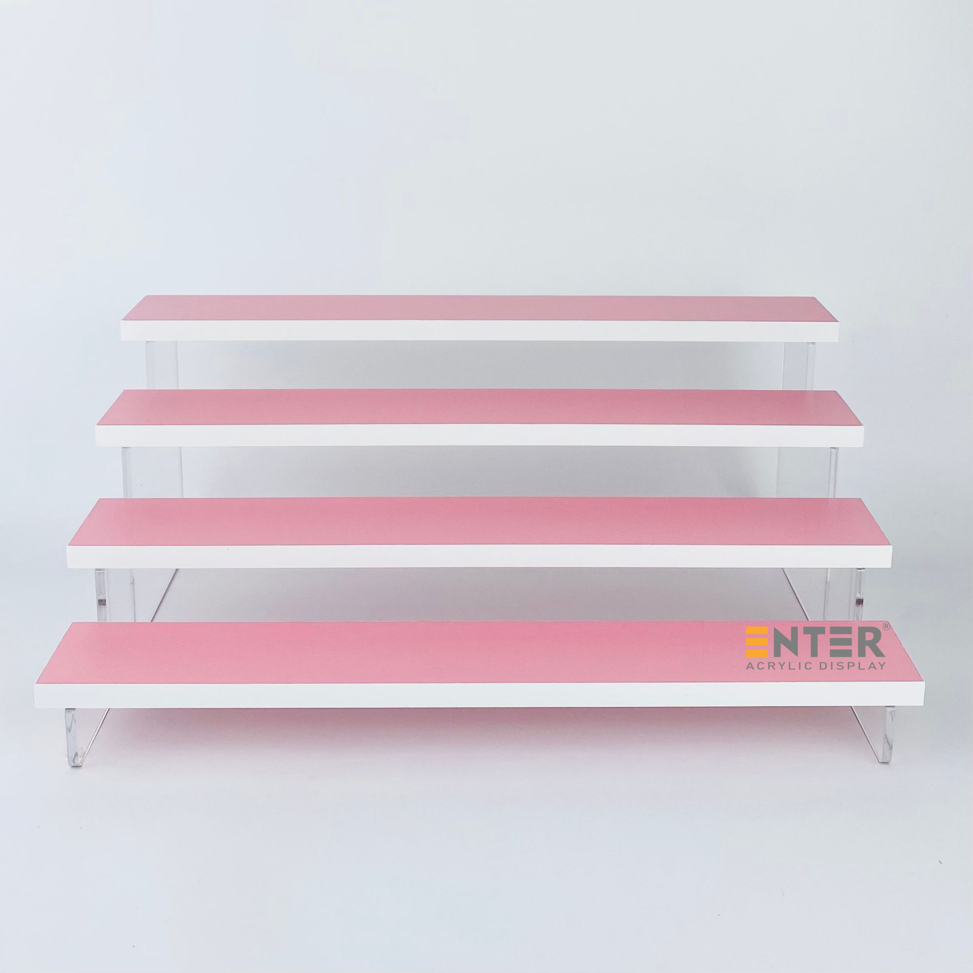 Kệ trưng bày Enter TB414 4 tầng 400x224x163mm, Kệ bậc thang để bàn, Kệ trưng bày nước hoa, mô hình