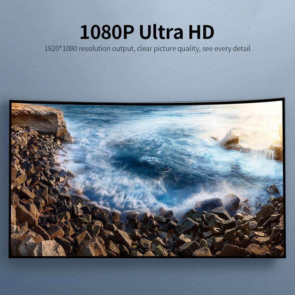 Bộ chuyển đổi USB sang VGA Bộ điều hợp video 1080P Ultra HD USB3.0 phản chiếu màn hình cho TV / Màn hình / Máy chiếu 