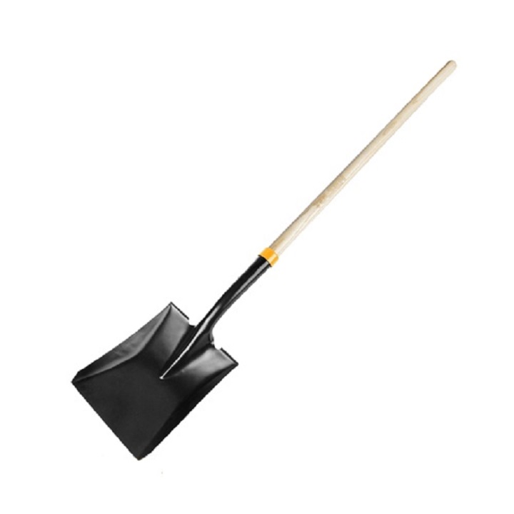 Xẻng Sắt Mũi Vuông Dày 1,5mm Xúc Đất, Xúc Cát Siêu Cứng