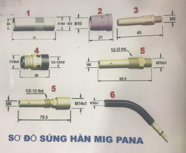 Bét hàn Co2 1mm , 1.2mm , 1.4mm , 1.6mm , 2.4mm, 4mm Hàn Quốc, Trung Quốc