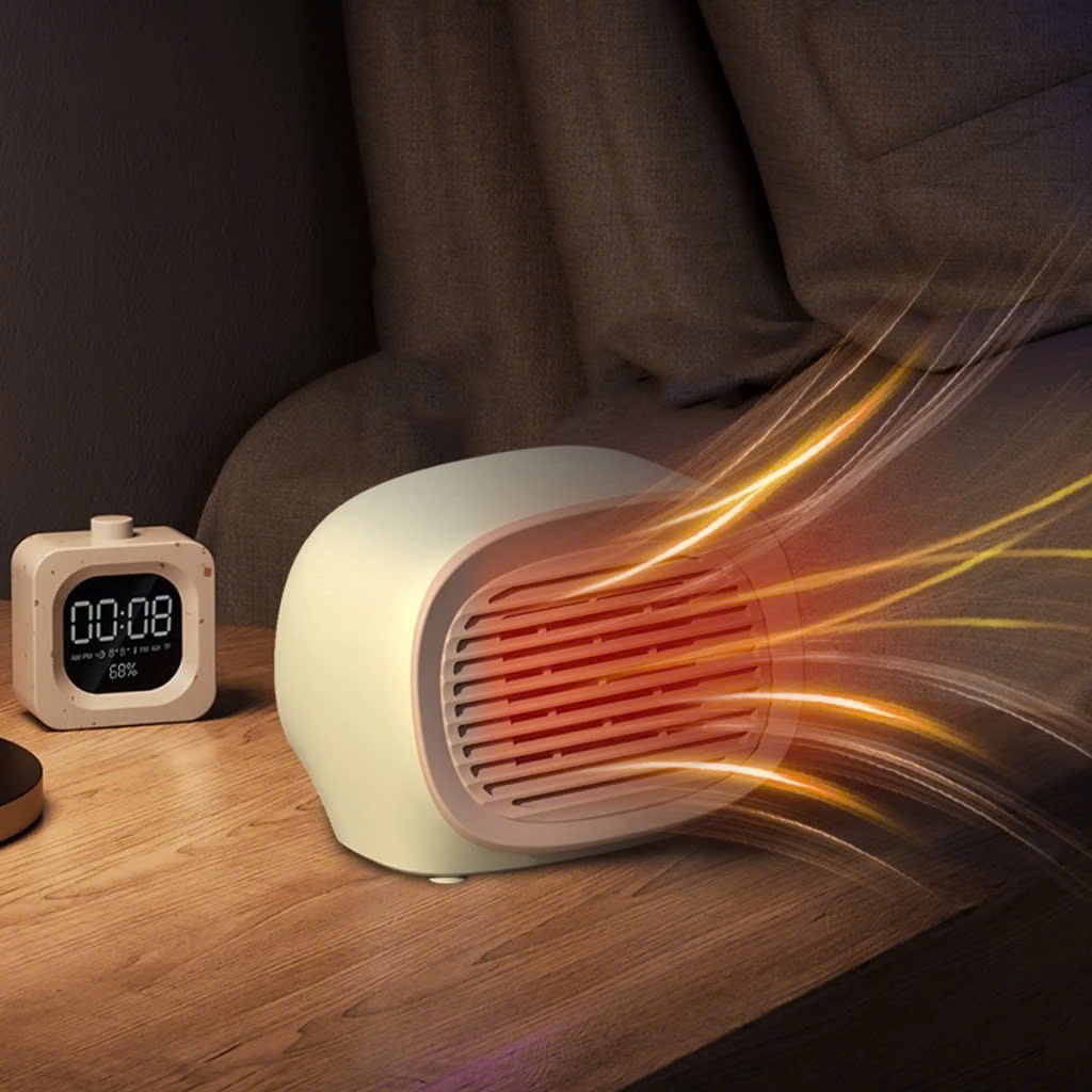 Máy sưởi mini để bàn công suất 400W, làm ấm góc rộng, nóng nhanh, nhỏ gọn tiện lợi, Quạt Sưởi Gốm Văn Phòng Du Lịch Dã Ngoại Phượt - Hàng Nhập Khẩu