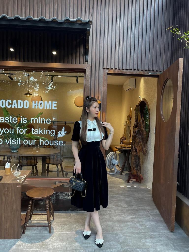 ĐẦM XÒE NHUNG PHỐI BÈO NƠ DÁNG DÀI