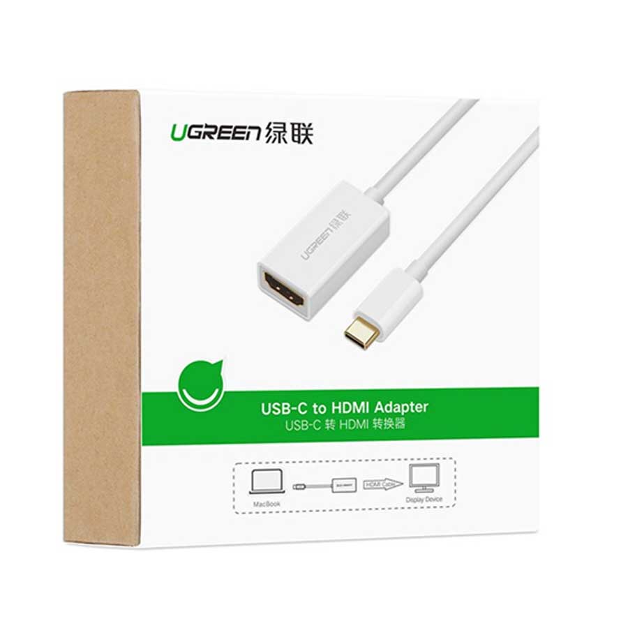 Cáp chuyển đổi USB Type-C to HDMI Ugreen UG-40273 chính hãng hỗ trợ 4k*2K - Hàng chính hãng