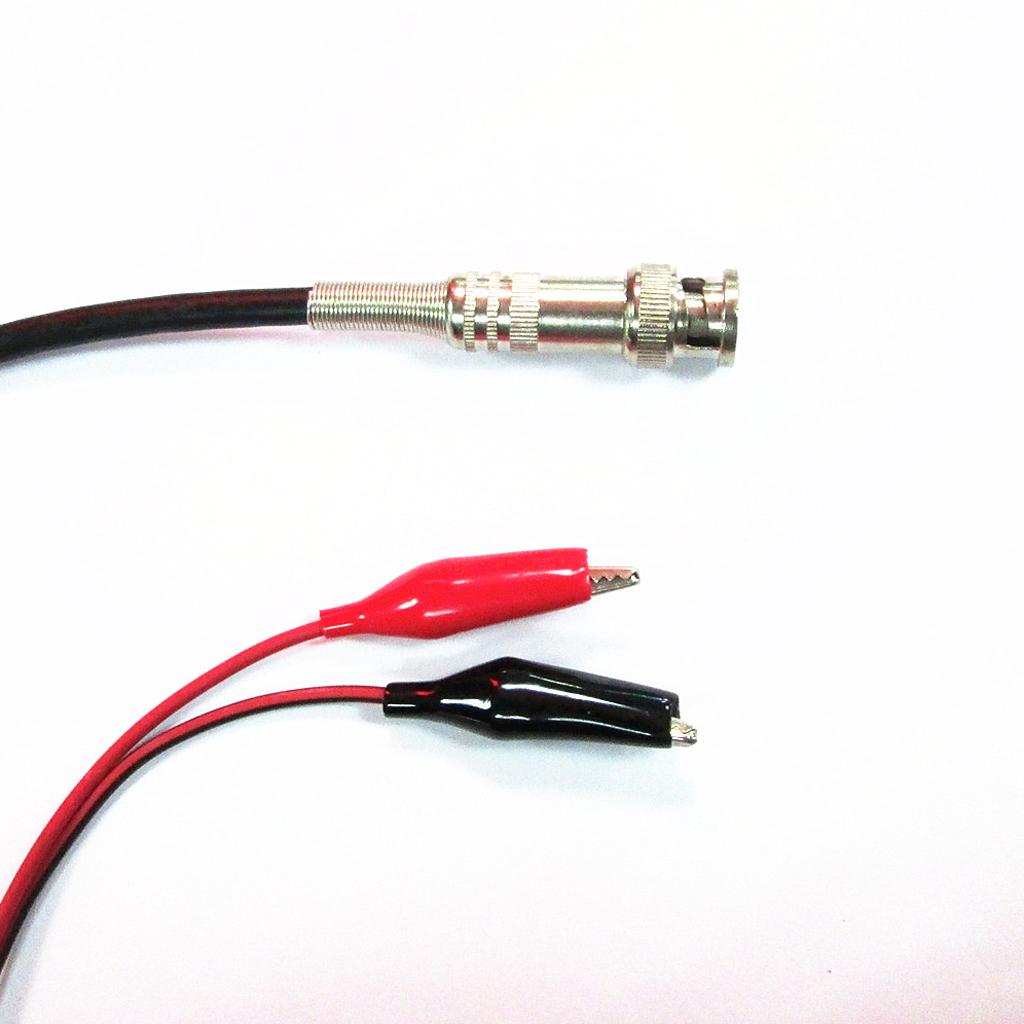 Heavy Duty Auto Test Lead 1m BNC to Banana Adapter Cable 2 Alligator Clips