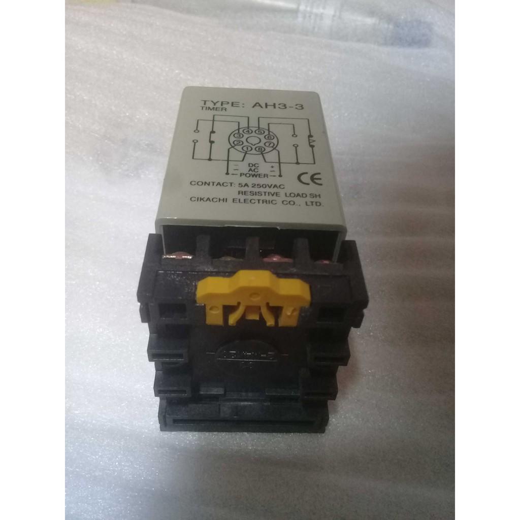 Bộ đếm thời gian Timer AH3-3  Rơ le thời gian AH3-3