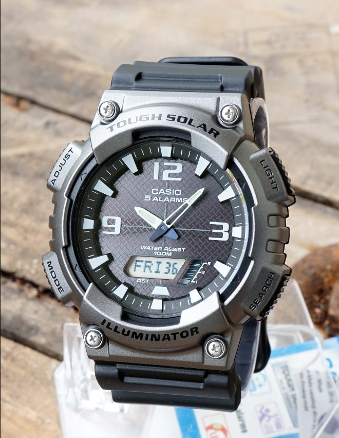 Đồng hồ nam Casio AQ-S810W-1A4VDF Tough Solar chính hãng