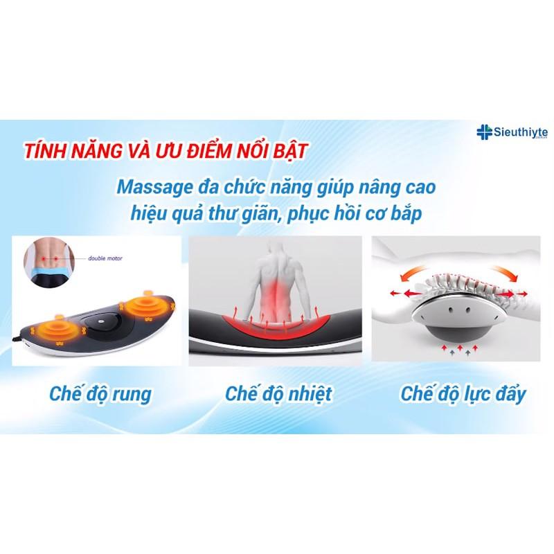 Máy massage lưng Alphay, ML-1521, Hỗ trợ giảm đau cột sống,thoát vị đĩa đệm