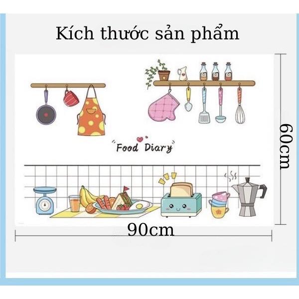 Giấy Dán Tường Nhà Bếp Cách Nhiệt Chống Dầu Mỡ, Chịu Nhiệt - giấy Dán Bếp 3D Họa Tiết