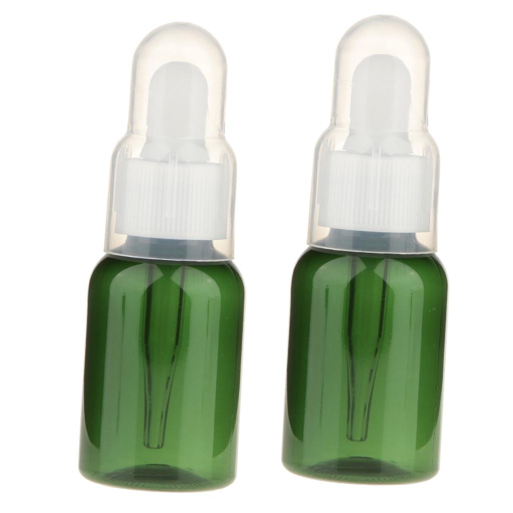 2pcs 35ml Empty Dropper Bottle with Pipette Essential Oil Sample Bottles