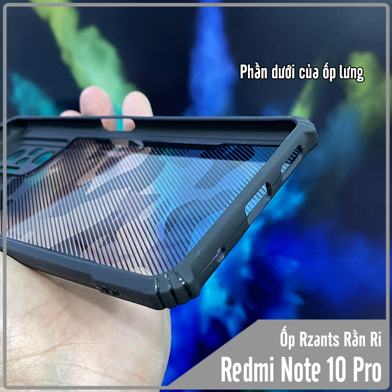 Ốp lưng cho Xiaomi Redmi Note 10 Pro Rzants rằn ri - Hàng nhập khẩu
