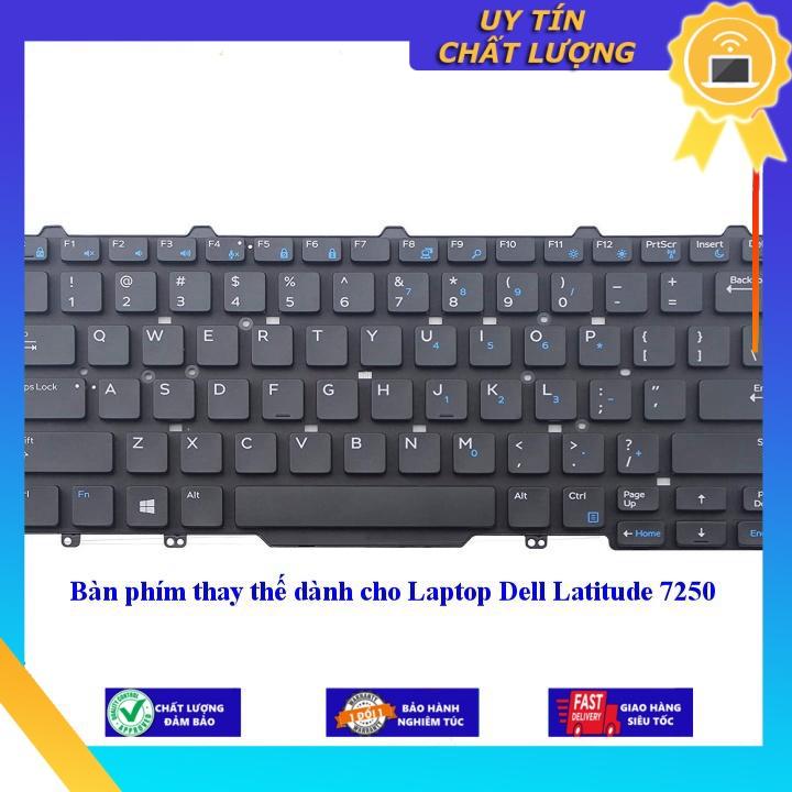 Bàn phím dùng cho Laptop Dell Latitude 7250 - Hàng Nhập Khẩu New Seal