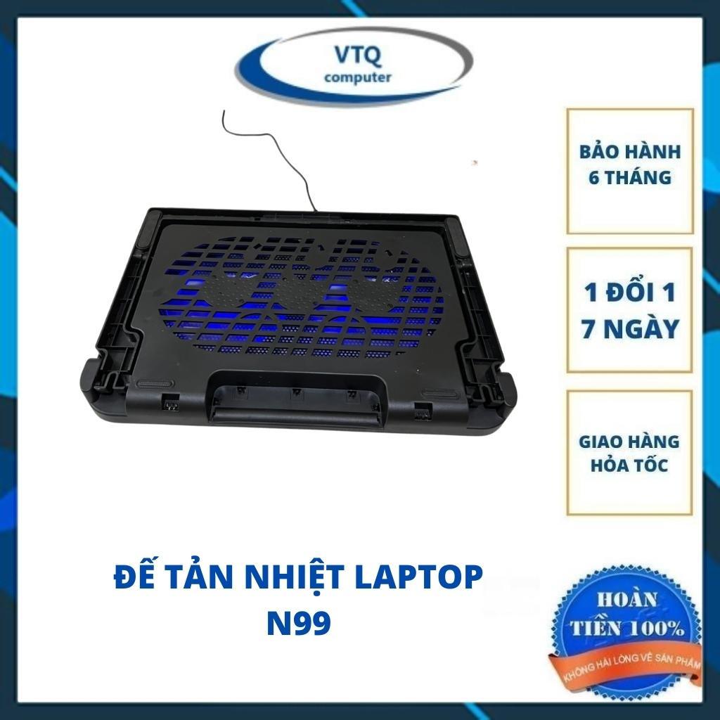 Đế giá đỡ quạt tản hút nhiệt N99 laptop máy tính bền tốt - quạt tản nhiệt to chạy êm làm mát cực nhanh