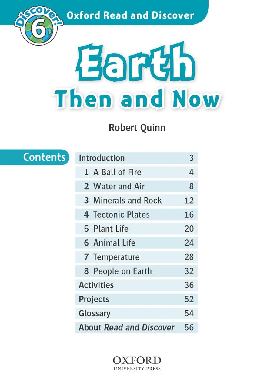 Oxford Read and Discover 6 Earth Then and Now