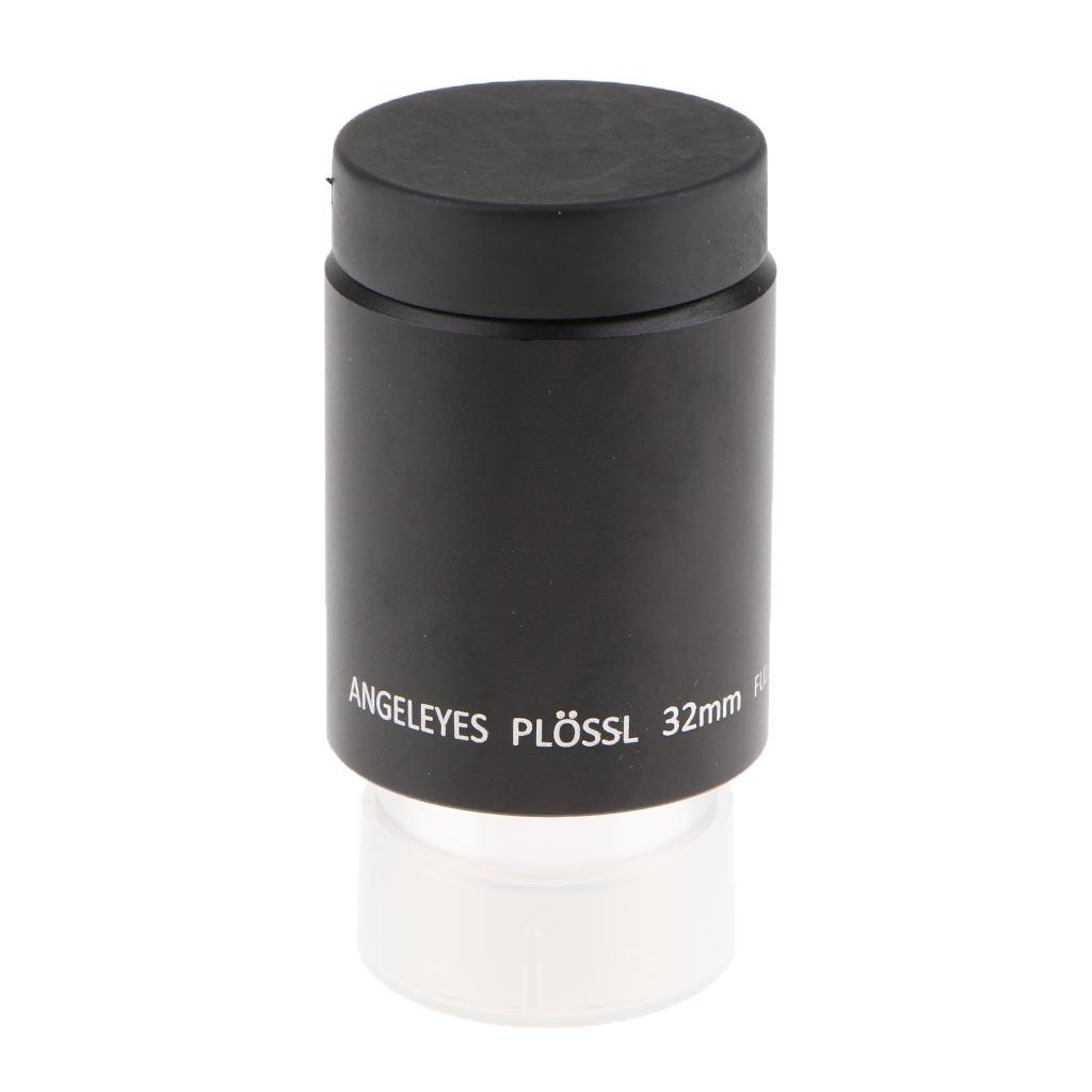 Plossl Telescope Eyepiece 32mm PL32 Lens 52 Degree&Moon Planet Filter Green